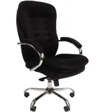Кресло руководителя Chairman 795 черное (ткань велюр)