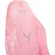 Кресло игровое Knight N1 Fabric розовый Velvet 36 с подголов. крестов. металл. Фото товара с разных ракурсов.