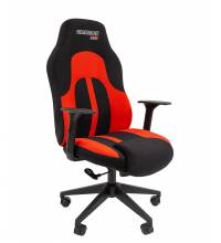 Игровое кресло Chairman game 11 Россия (текстиль черно-красный)