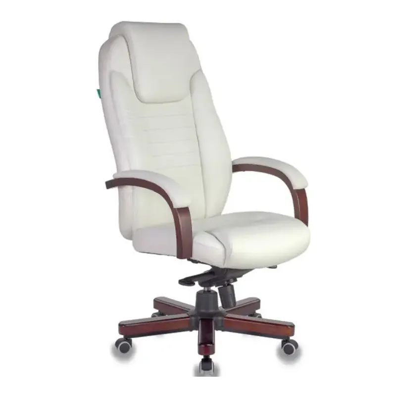Кресло бюрократ T-9923 WALNUT_Ivory   (Натуральная кожа) главное фото