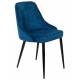 Стул для кухни KF-5_2 комплект 2шт темно-синий Velvet 29 металл черный на ножках (KF-5/VELV29_2). Фото товара с разных ракурсов.